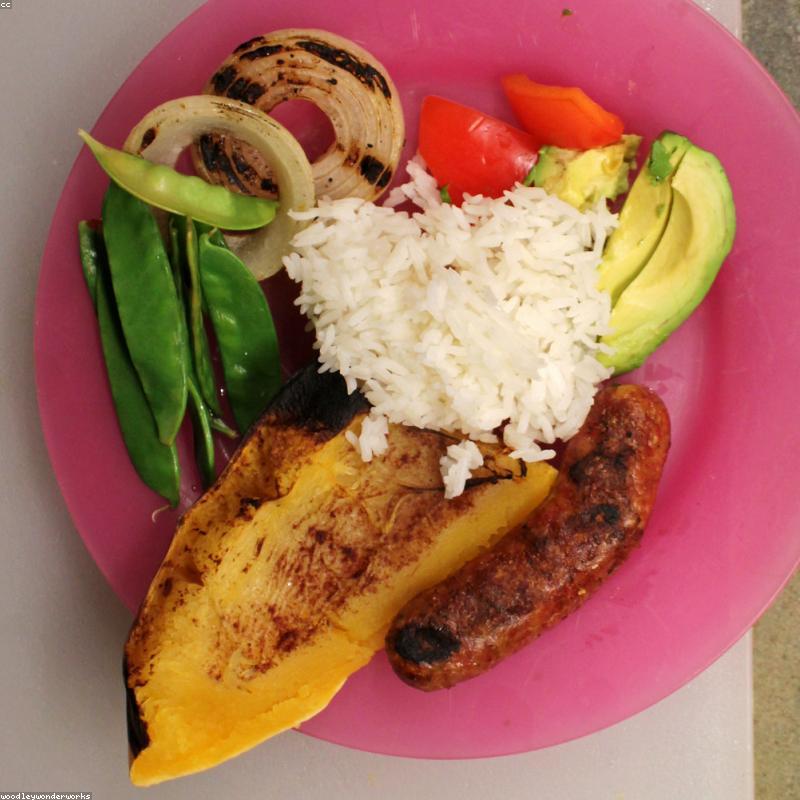 Chorizo parrillero Combo con guarnición